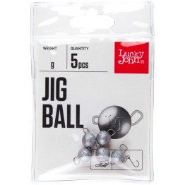 Груз чебурашка разборная Lucky John Pro Series Jig Ball 3-7 г (5 шт.)